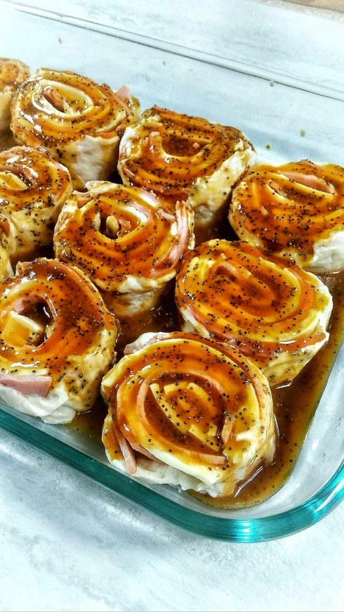 ham and cheese roll