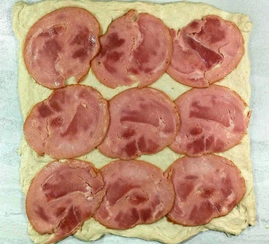 ham and cheese roll
