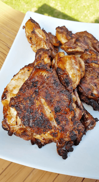 Simple Grilled Barbecue Chicken