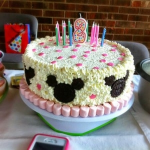 Great DIY Minnie Mouse Cake