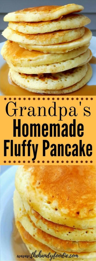 homemade fluffy pancake