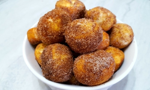 Soft Cinnamon Sugar Pretzel Bites