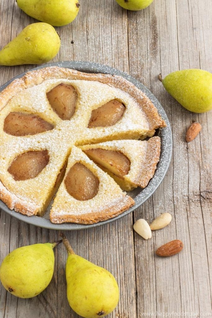 rustic pear frangipane tart recipe