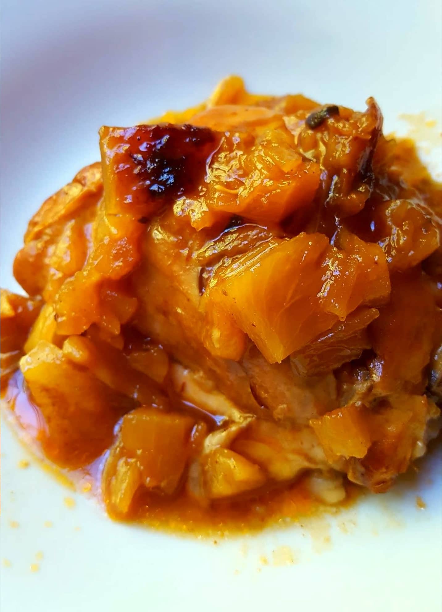 slow cooker pineapple BBQ chicken