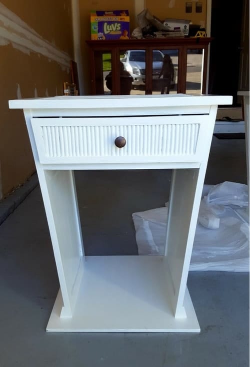 Modern Painted White Nightstands