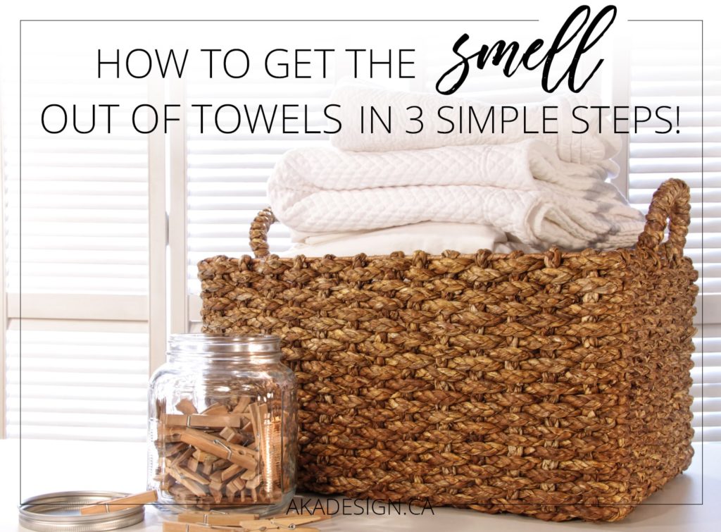 how to get the smell out of towels